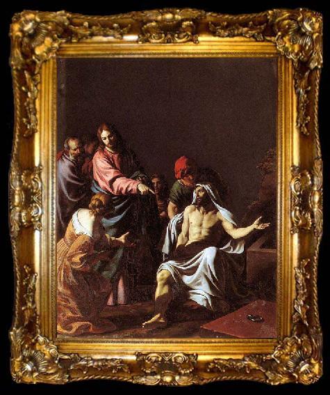 framed  Alessandro Turchi Template:The Raising of Lazarus, ta009-2